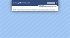 Desktop Screenshot of memoryoftheworld.com